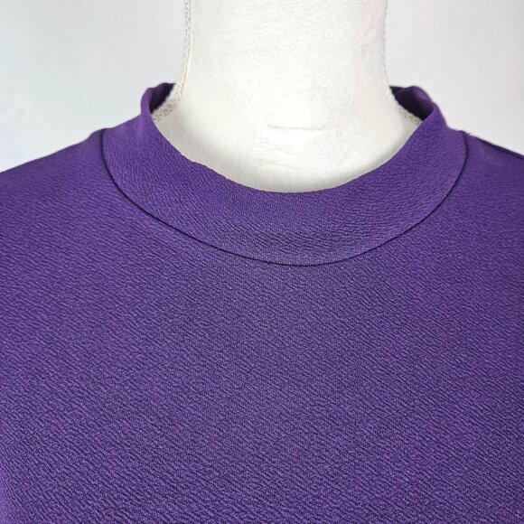 Floerns Womens Plus Size 2X  Mock Neck Short Sleeve Bodycon Pencil Midi Dress - Picture 6 of 9